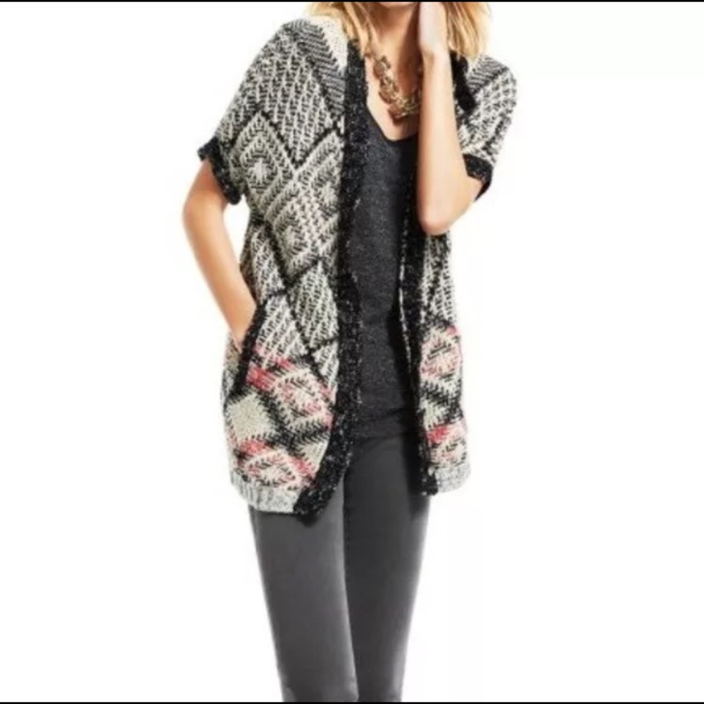 NWT CAbi Provence Tunic Sweater Long Cardigan M